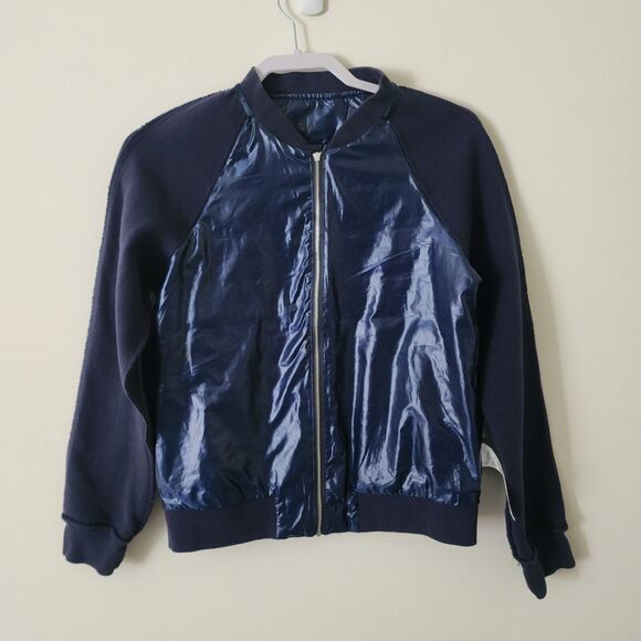 Tommy Bahama Aruba Quilted Full-Zip Jacket Womens Size S/P Navy Blue TW515525 - Picture 3 of 12